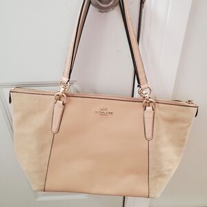 Beautiful Coach suede leather Ava tote